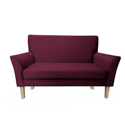 Sofa DENVER 2-osobowa nogi buk, velvet śliwka