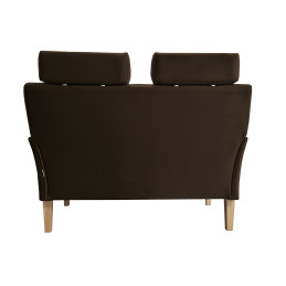 Sofa DENVER nogi buk MG05 – brązowy velvet