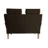 Sofa DENVER nogi buk MG05 – brązowy velvet