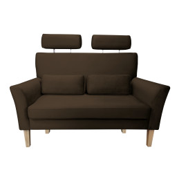 Sofa DENVER nogi buk MG05 – brązowy velvet