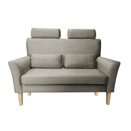 Sofa DENVER nogi buk MG09 – szaro-beżowa