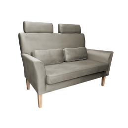 Sofa DENVER nogi buk MG09 – szaro-beżowa