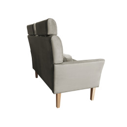 Sofa DENVER nogi buk MG09 – szaro-beżowa