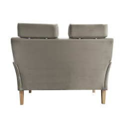 Sofa DENVER nogi buk MG09 – szaro-beżowa
