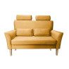 Sofa DENVER nogi buk MG15 - miodowy, velvet