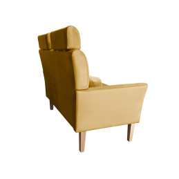 Sofa DENVER nogi buk MG15 - miodowy, velvet
