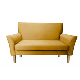Sofa DENVER nogi buk MG15 - miodowy, velvet