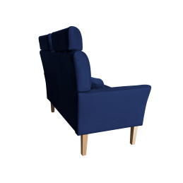 Sofa DENVER granatowa nogi buk MG16