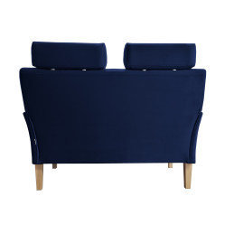 Sofa DENVER granatowa nogi buk MG16