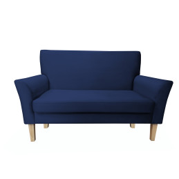 Sofa DENVER granatowa nogi buk MG16