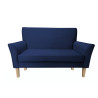 Sofa DENVER granatowa nogi buk MG16