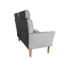 Sofa DENVER nogi buk MG17 - szary velvet