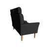 Sofa DENVER nogi buk MG19 – czarny velvet