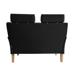 Sofa DENVER nogi buk MG19 – czarny velvet