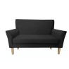 Sofa DENVER nogi buk MG19 – czarny velvet