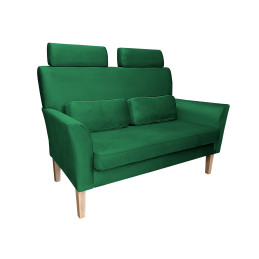 Sofa DENVER nogi buk MG25 - zieleń butelkowa