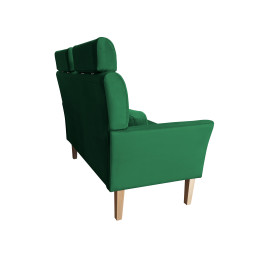 Sofa DENVER nogi buk MG25 - zieleń butelkowa