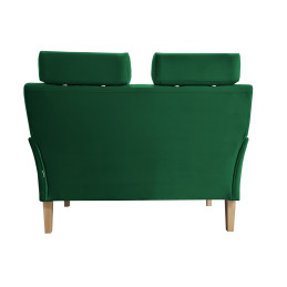 Sofa DENVER nogi buk MG25 - zieleń butelkowa