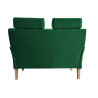 Sofa DENVER nogi buk MG25 - zieleń butelkowa