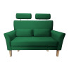Sofa DENVER nogi buk MG25 - zieleń butelkowa