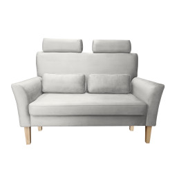 Sofa DENVER nogi buk MG39 jasny szary