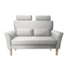 Sofa DENVER nogi buk MG39 jasny szary