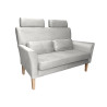 Sofa DENVER nogi buk MG39 jasny szary