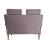Sofa DENVER nogi buk MG55 – szary róż, velvet