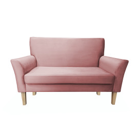 Sofa DENVER nogi buk MG58 – róż indyjski, velvet