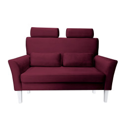 Sofa DENVER 2-osobowa nogi białe Magic Velvet