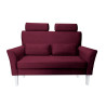 Sofa DENVER 2-osobowa nogi białe Magic Velvet