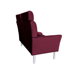 Sofa DENVER 2-osobowa nogi białe Magic Velvet
