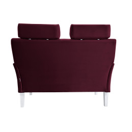 Sofa DENVER 2-osobowa nogi białe Magic Velvet