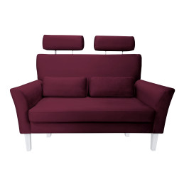 Sofa DENVER 2-osobowa nogi białe Magic Velvet