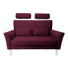 Sofa DENVER 2-osobowa nogi białe Magic Velvet