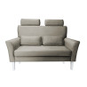 Sofa DENVER nogi białe MG09 – szary/beż, velvet