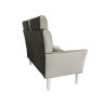 Sofa DENVER nogi białe MG09 – szary/beż, velvet
