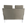 Sofa DENVER nogi białe MG09 – szary/beż, velvet