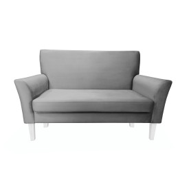 Sofa DENVER szara z białymi nogami MG17