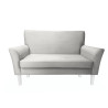 Sofa DENVER jasny szary z białymi nogami