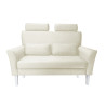 Sofa DENVER kremowa z białymi nogami MG50