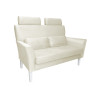Sofa DENVER kremowa z białymi nogami MG50