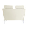 Sofa DENVER kremowa z białymi nogami MG50