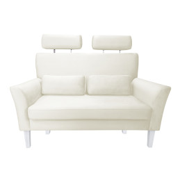 Sofa DENVER kremowa z białymi nogami MG50