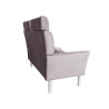 Sofa DENVER 2-osobowa - nogi białe, velvet