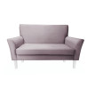 Sofa DENVER 2-osobowa - nogi białe, velvet