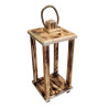 copy of Lampion drewniany latarnia 38cm uchwyt baza pod stroik dekoracja opalany