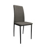 Krzesło ALAN tapicerowane czarny stelaż Sawana 05 – elegancja