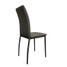 Krzesło ALAN tapicerowane czarny stelaż Sawana 05 – elegancja