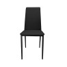 Krzesło ALAN tapicerowane czarny stelaż Sawana 14 – stylowe